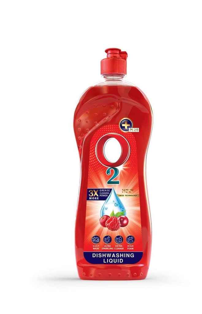 (O2)2زاهي فراولة12*700مل