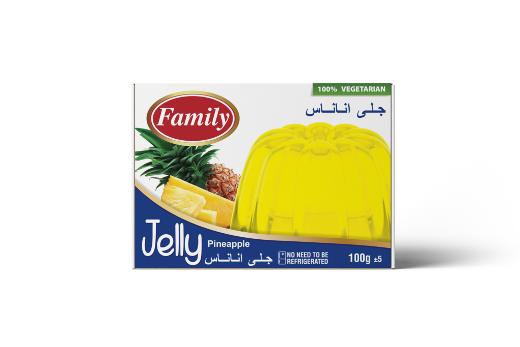  12جلي فاملي اناناس 24*80غم