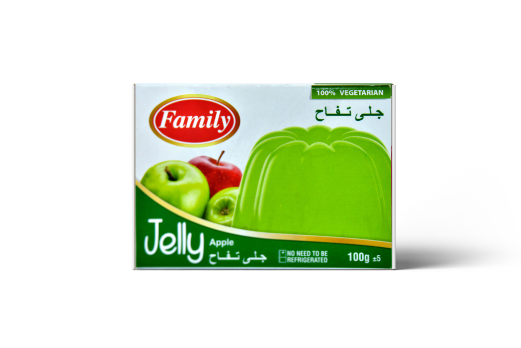  12جلي فاملي تفاح 24*80غم