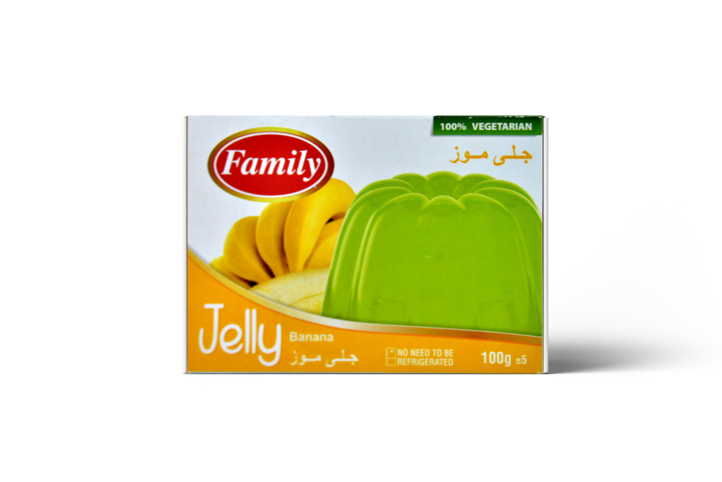  12جلي فاملي موز 24*80غم