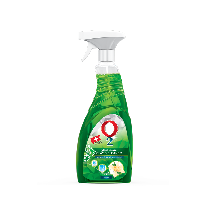(O2+)11منظف زجاج اخضر 12*750مل