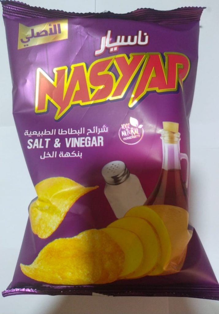 2ناسيار بطاطا خل وملح48*30 غم