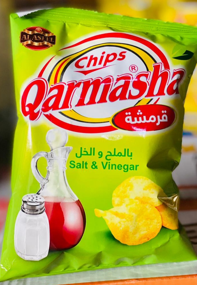 3 الاصيل قرمشة خل وملح 40*33 غم