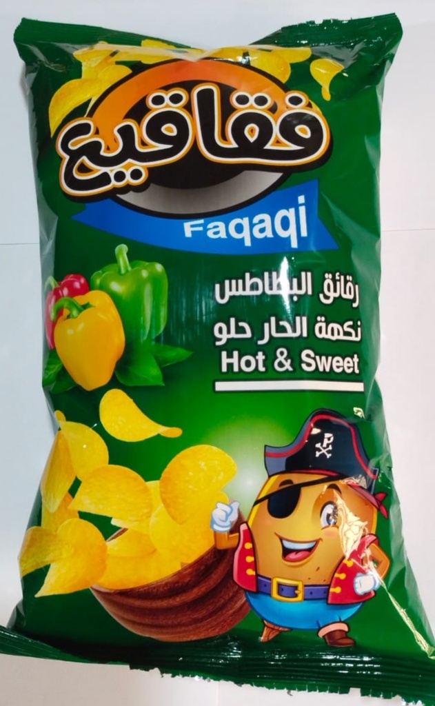 12فقاقيع رقائق حار وحلو 60*18 غم