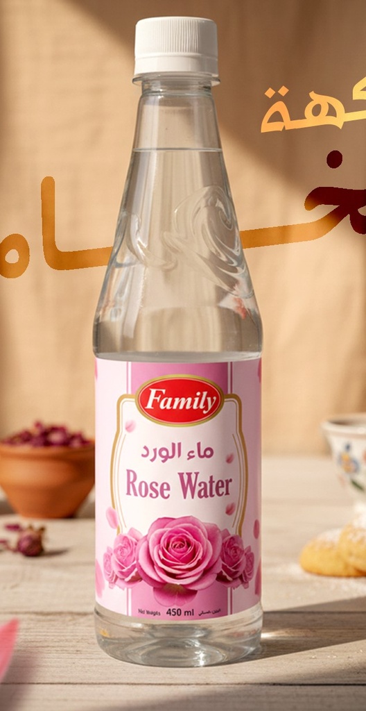 63ماء الورد فاملي12*450مل