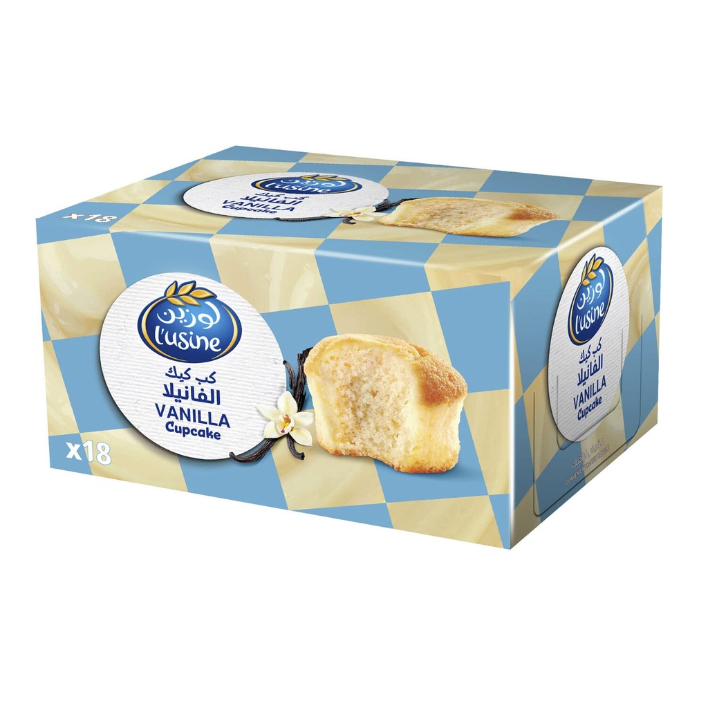 110كب كيك لوزين فانيلا8*18*30غم