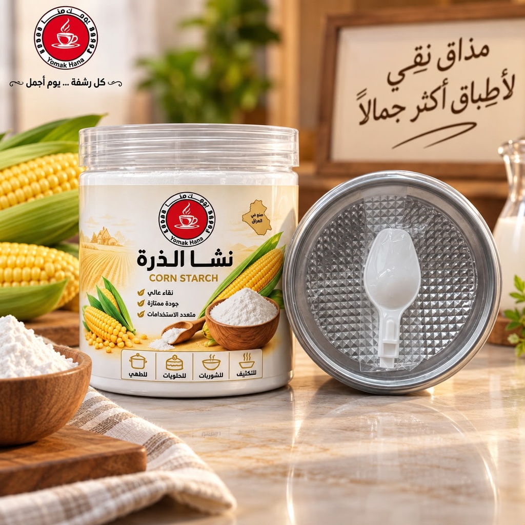 18يومك هنا علبة نشأ الذرة12*225غم